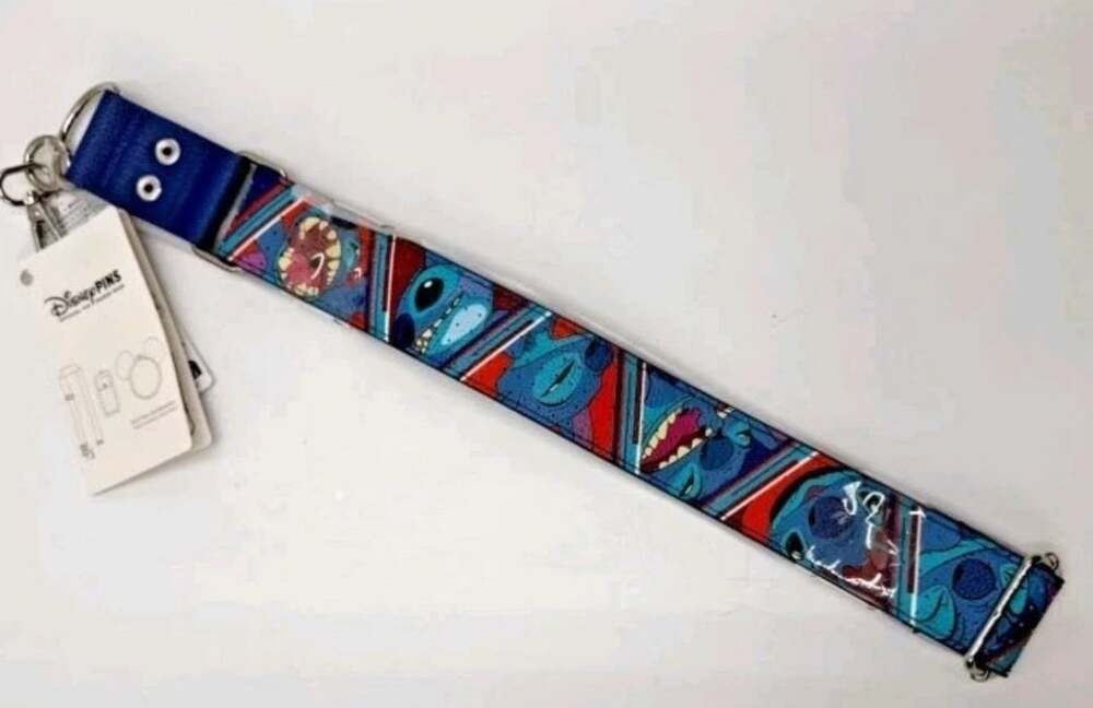 Disney Parks STITCH LILO Pin Strap Pin Trading Gear Belt Strap Accessory New